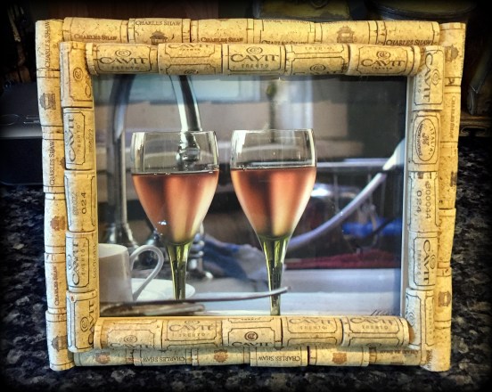 Cork Crafting - cork frame