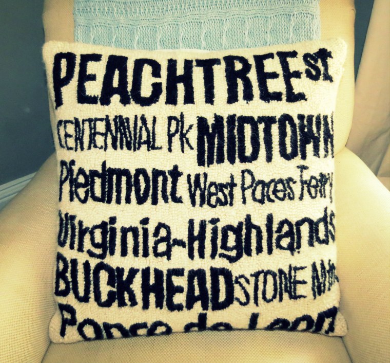 The Little Things - Post 3 - Peachtree St Pillow